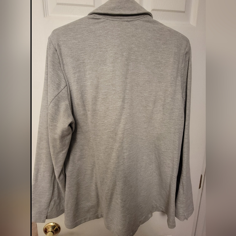 L.A. Kitty Grey Blazer Size 1X - Picture 2 of 7